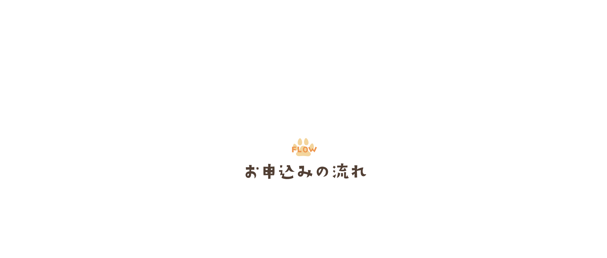 お申込みの流れ